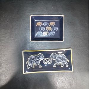 J.Crew Elephants Jewelry Tray & Dish